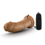 Dr. Skin - Dr. Joe - 8 Inch Vibrating Cock With Suction Cup - Mocha-Vibrators-OUR LAVENDER