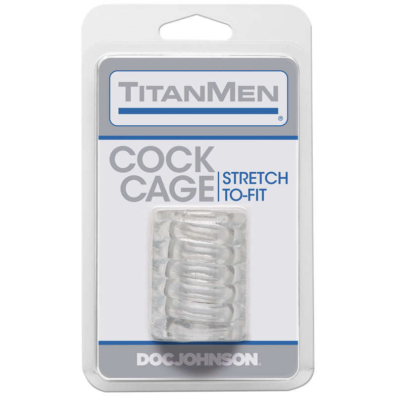 Titanmen Cock Cage - Clear-Cockrings-OUR LAVENDER
