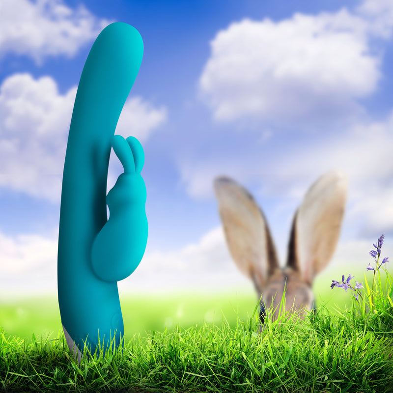 Hop - Rave Rabbit Plus - Aquamarine-Vibrators-OUR LAVENDER