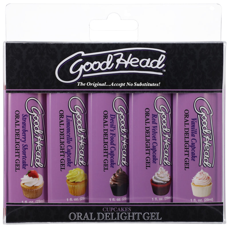 Goodhead - Oral Delight Gel - Cupcake - 5 Pack - 1 Fl. Oz. DJ1361-36-BX