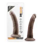 Dr. Skin - 7 Inch Cock With Suction Cup - Chocolate-Dildos & Dongs-OUR LAVENDER