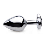 Black Heart Gem Anal Plug - Medium-Anal Toys & Stimulators-OUR LAVENDER