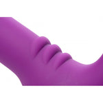 Royal Revolver Vibrating Strapless Strap- on Dildo - Purple-Dildos & Dongs-OUR LAVENDER