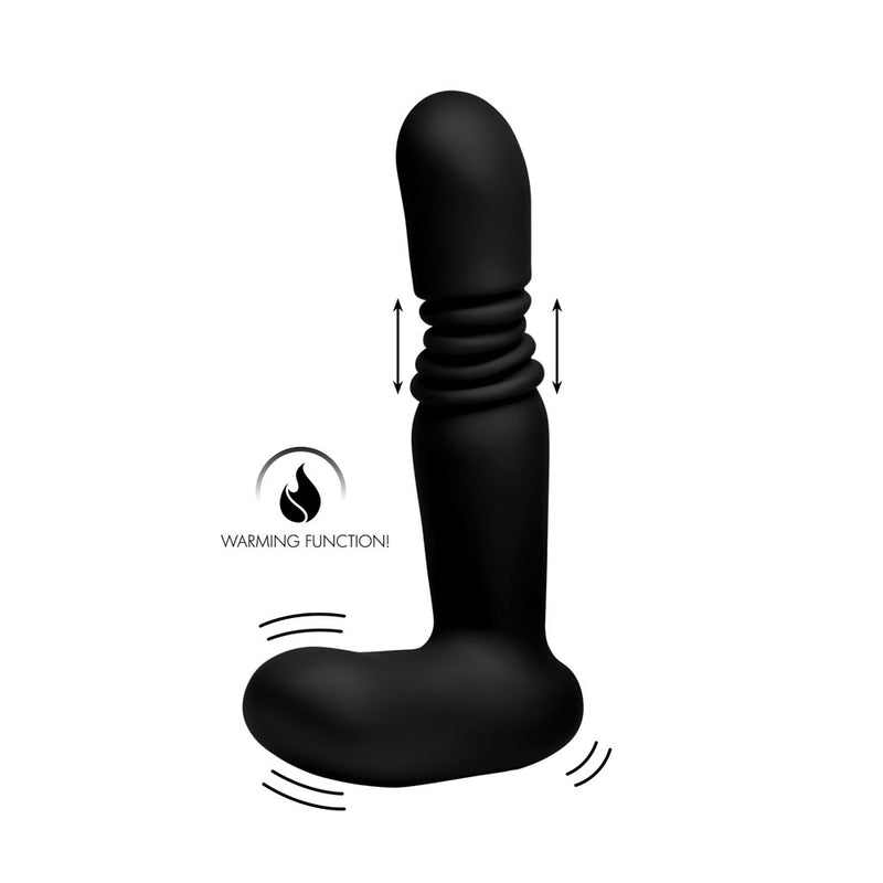 Silicone Thrusting Anal Plug With Remote Control-Anal Toys & Stimulators-OUR LAVENDER