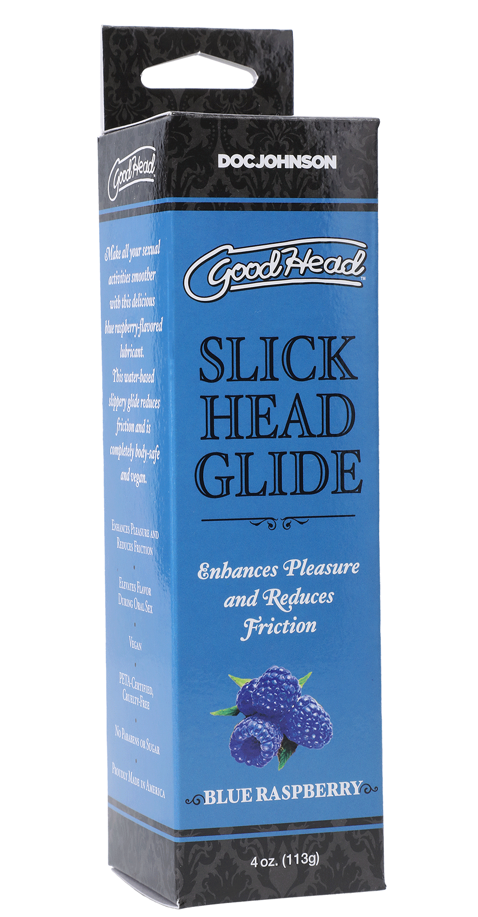 Goodhead - Slick Head Glide - Blue Raspberry -  4 Oz. DJ1361-06-BX