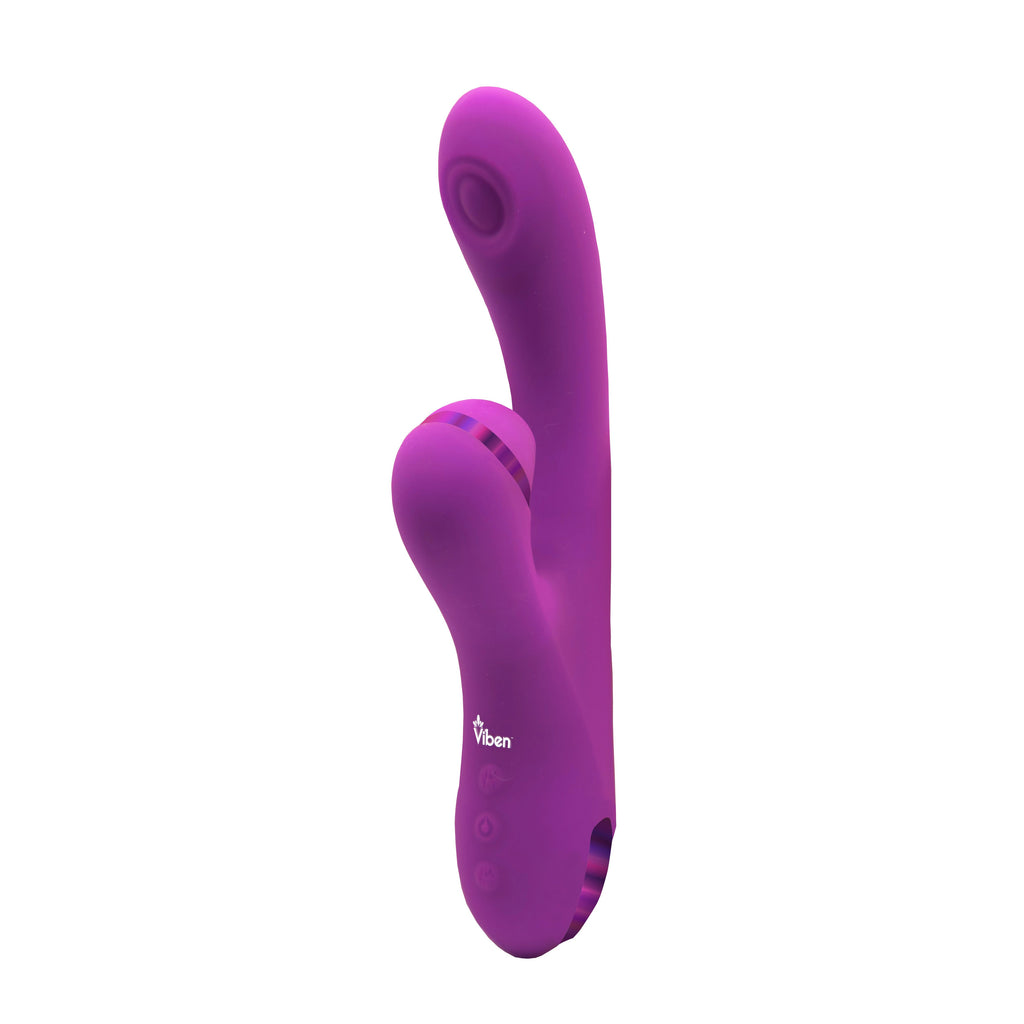 Dazzle - Berry - Rechargeable Thumping and  Suction Rabbit VB-75006