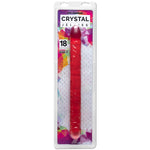 Crystal Jellies 18 Inch Double Dong - Pink-Dildos & Dongs-OUR LAVENDER