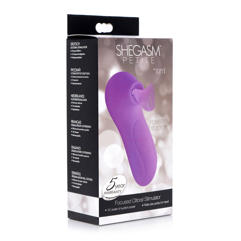 Shegasm Petite Focused Clitoral Stimulator - Purple-Clit Stimulators-OUR LAVENDER