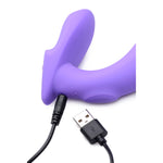 10x G-Tap Tapping Silicone G-Spot Vibrator - Purple-Clit Stimulators-OUR LAVENDER