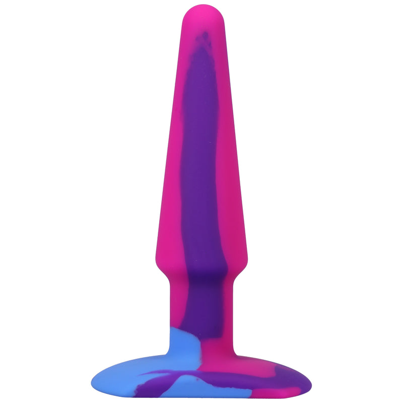 A-Play Groovy Silicone Anal Plug 5 Inch - Berry-Anal Toys & Stimulators-OUR LAVENDER
