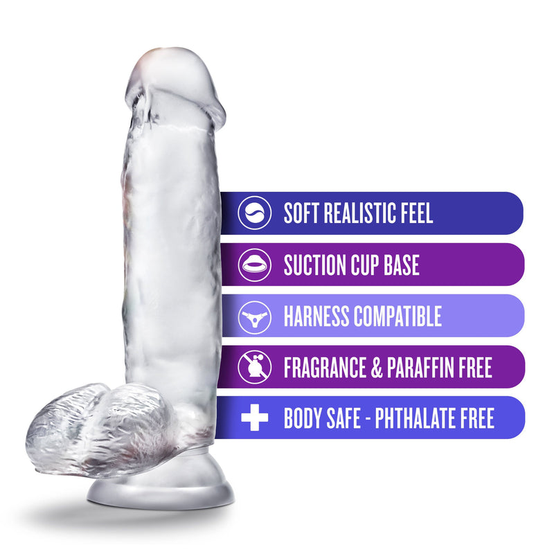 B Yours Diamond - Gleam - Clear-Dildos & Dongs-OUR LAVENDER