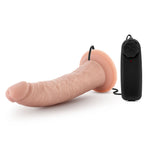 Dr. Skin - Dr. Dave - 7 Inch Vibrating Cock With Suction Cup - Vanilla Ea-Vibrators-OUR LAVENDER